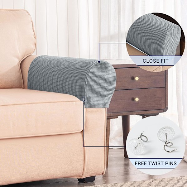 Elastiske armlæn, spandex stole, armlæn, handsker og drejepinde