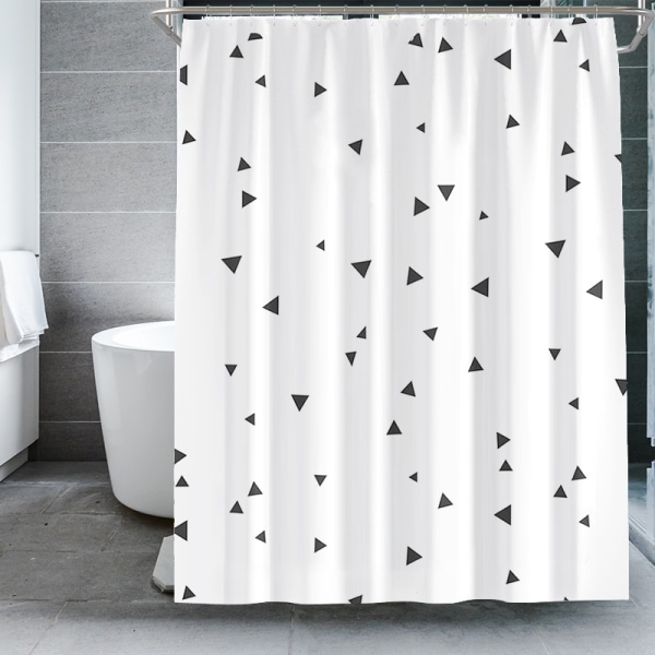 Sød Vandtæt Mildew Proof Bruseforhæng, Badeværelse Bruseforhæng, 200 x 200 cm