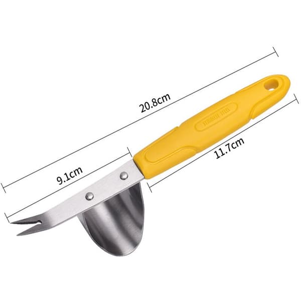 Manuell hageugraser, mini ugressspade, rustfritt stål W