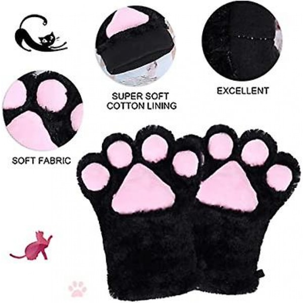 Kattöron pannband katt svans katt tass handskar klocka choker katt cosplay accessoar