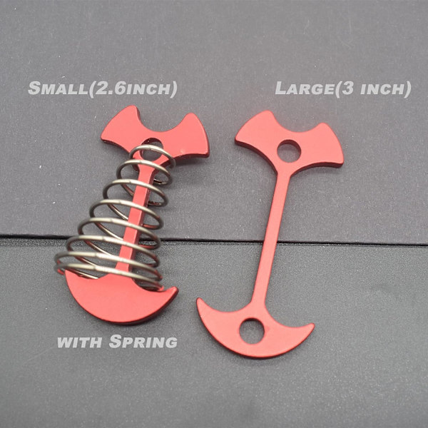 8 st Aluminiumlegering  Fishbone Tältpinnar Däckförankringsspikar med