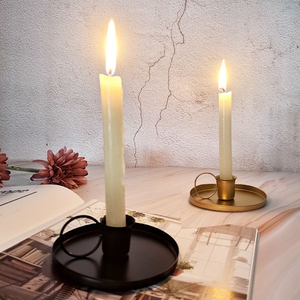2 stk. Lysekrone Lysestake Bryllupsfest Vintage Retro Stil