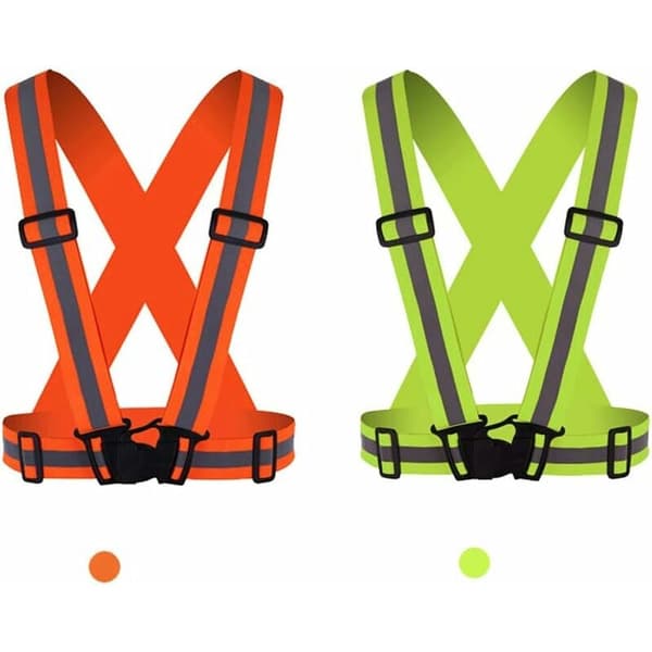 Reflekterande anordningar 2 stycken cykelreflexväst, säkerhetsväst
