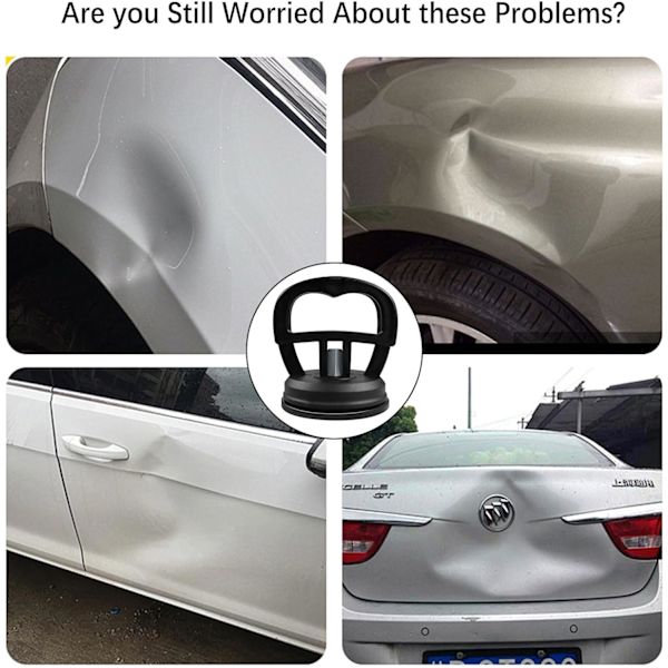 2 stk. Auto Body Dent Puller, Bil Reparation Suggekop, Bil Dent Puller til Re