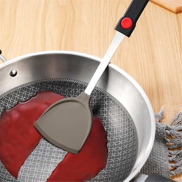 Madlavning Tuner Nonstick Varmebestandig Silikone Opvaskemaskine Sikker Anti-scratch Køkken Spatel Til Hjemmet