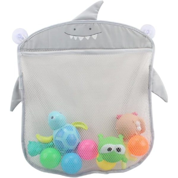 Badleksaksförvaring Barn Badleksaker Badkritor Baby Badleksak Organizer Mesh Dusch Caddy med 2 Sugkoppar Nät Hängande Förvaringsväska för Badrum