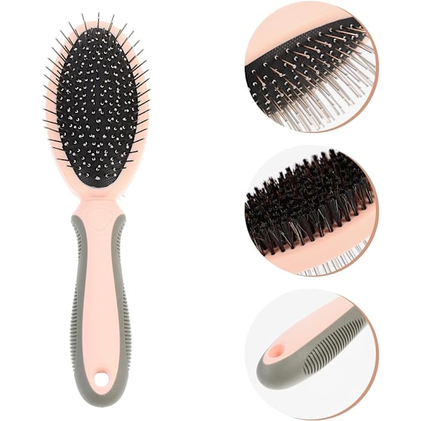 Dubbelsidig husdjurshårborste Pin Grooming Brush Utredningsborste för hundar D
