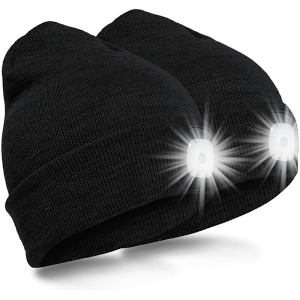 LED-lygtehue til jogging, camping, løb (2 stk.)