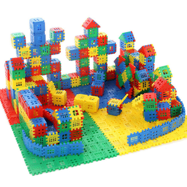 Interlocking Building Blocks Toys for Kids - Toddlers Building Bl