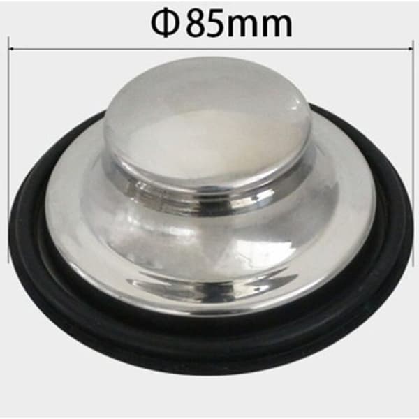 Vaskestoppere, rustfritt stål kjøkkenvaskstopper, 85mm diameter