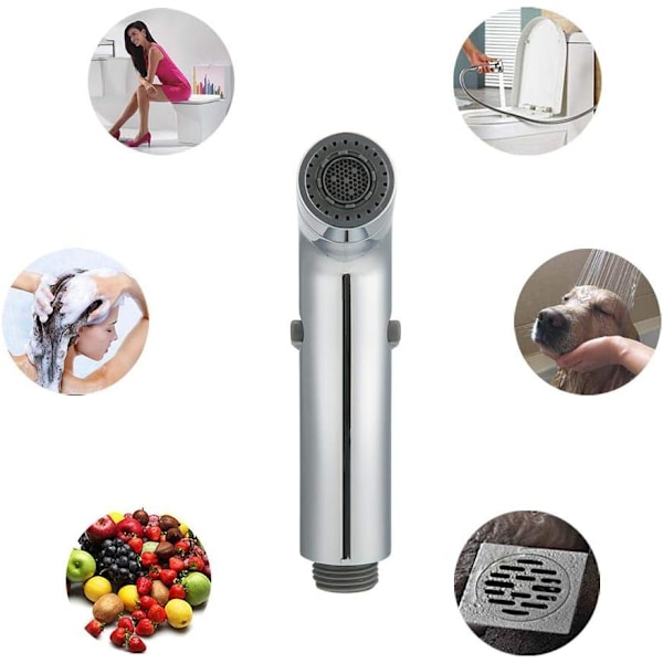 ABS Toalett Sprayer Handdusch Kit Bidet Justerbart Tryck Spra