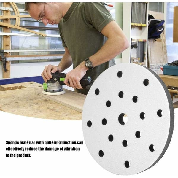 Sæt med 3 bløde slibepuder, 150 mm Blødt slibeinterface Slibning