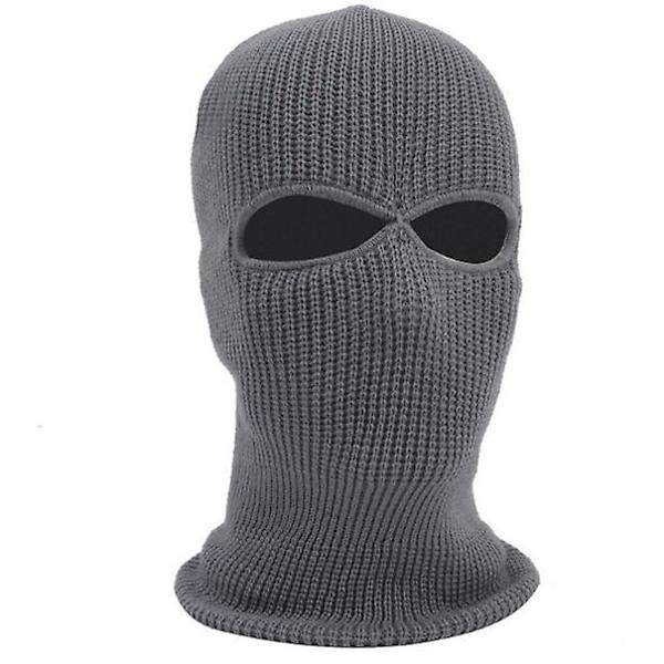 Vinterstrikket ansiktsmaske lue hette balaclava taktisk lue