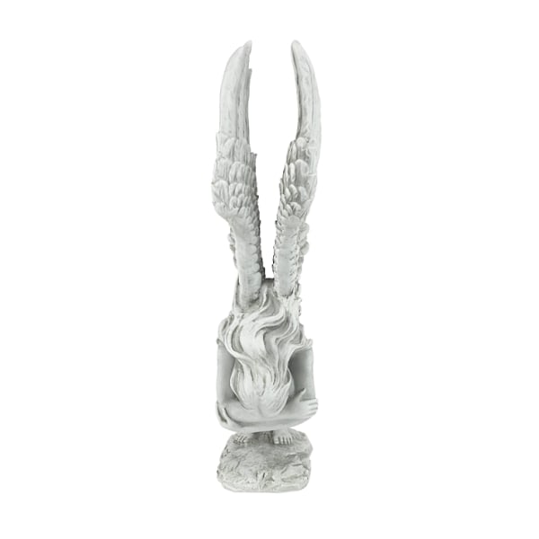 Engel Minde og Forløsning Religiøs Have Statue, Polyresin