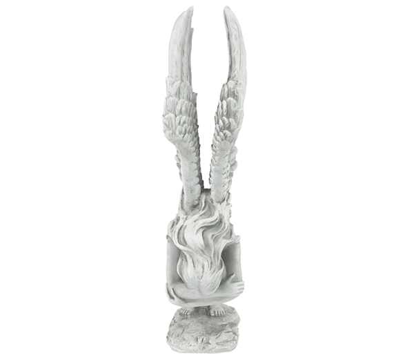 Engel Remembrance og Redemption Religiøs hagestatue, Polyresin