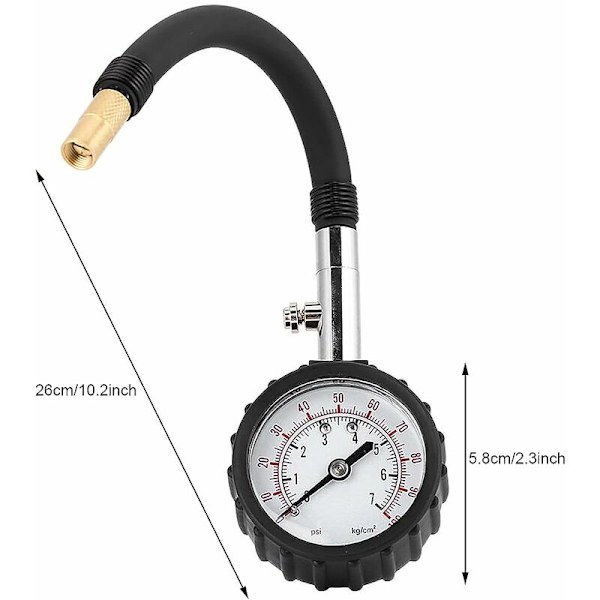 Däcktrycksmätare Manometer Bil Däck Övervakning Mätare