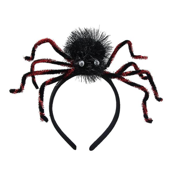 Edderkopphatt Hodebånd, Halloween Kostyme Heks Edderkopphatt Hodebånd