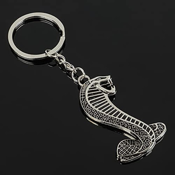 Salgsbil Logo Nøglering - 3D Krom Metal Bil Nøglering Nøglering Legering Nøgleholder