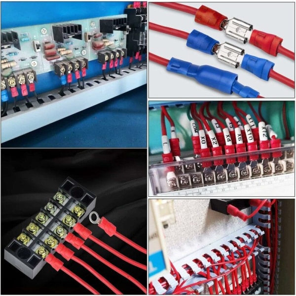 Elektriske terminaler til biler, 480 crimp-terminaler inklusive kugleformet spade