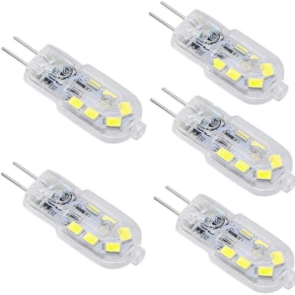 G4 LED 3w glödlampa, 200lm, Ac/dc12v, motsvarande 25w halogenlampa, vit