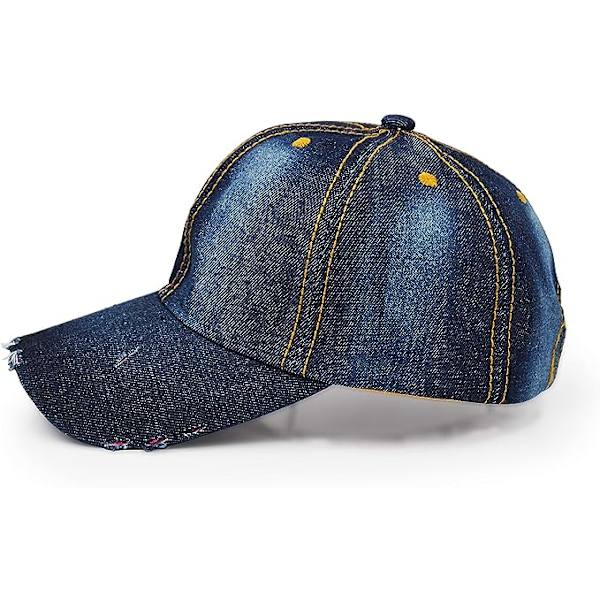 Udendørs baseball cap, unisex sports cap, cowboy cap (Tibetansk cyan