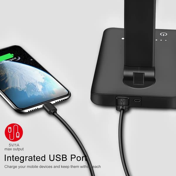 Tredje generasjons multifunksjonell LED med 10W hurtig trådløs lader