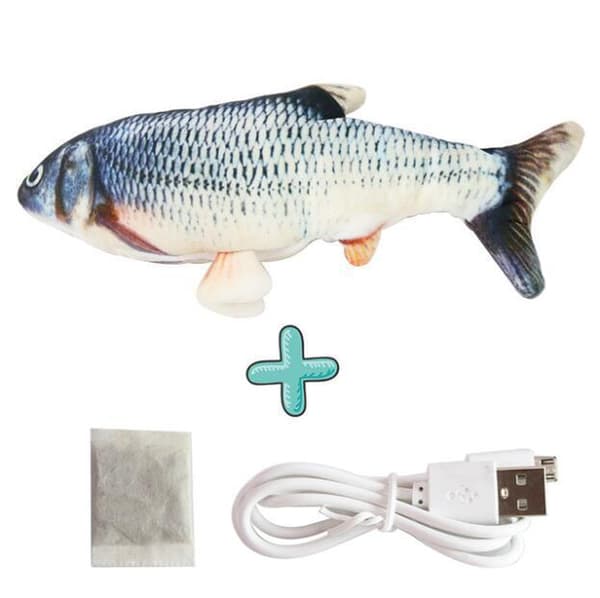 Crucian Carp Leksaker, Simrobot Katt Leksaker Fisk Akvarium Interagera