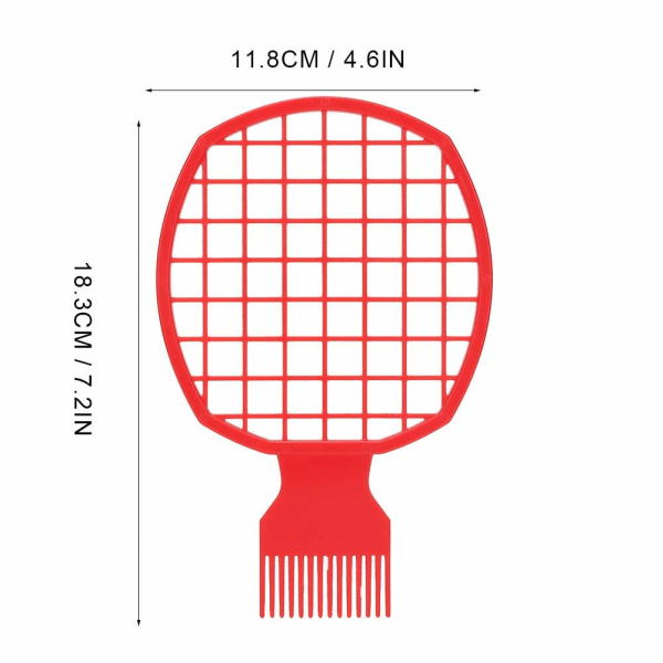Afro-hiuskampa, 4 kpl/pussi Twists Curl Brush Comb Dreadlocks Tin Fo