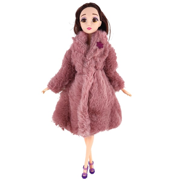 8 delar dockkläder 30 cm Barbie vintertröja kläder dockleksaker för flickor