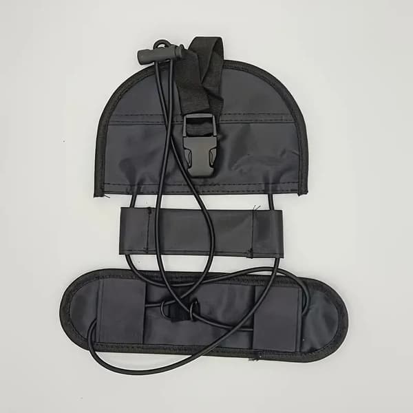 Bag elastisk, nylon, sort, one size
