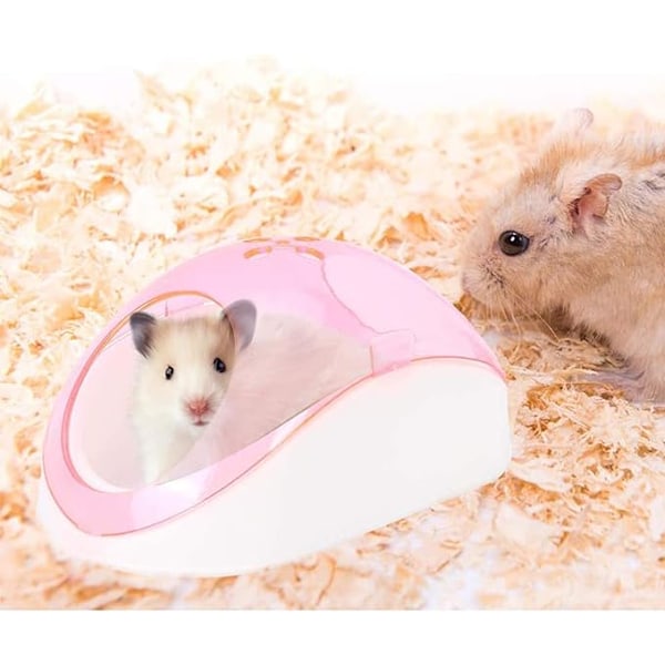Toalett Sand Hamster Bad, 2 stk Plast Gnager Sand Toalett Sau