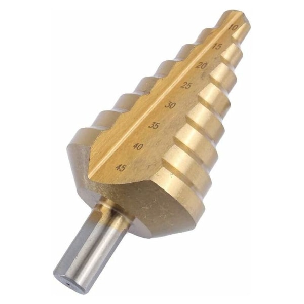 Trin Bor Bits Trin Bor Bit 10-45mm HSS Stål Titanium Belagt Konisk Form T