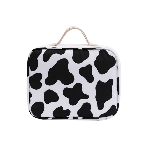 Cow Leopard Print Laptop Bag Sleeve Case för Kvinnor Män Djur Mönster Portfölj