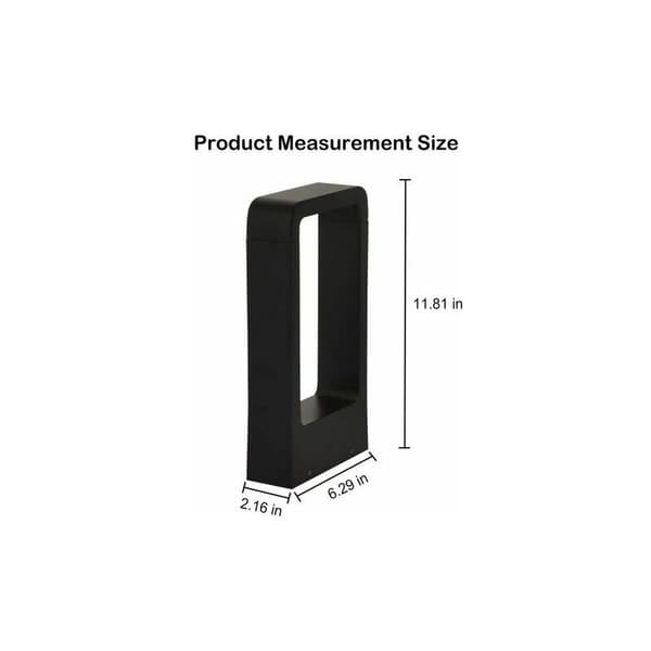 Pullertlampe LED stikkontakt 7W 3000k IP65 Terrasse Udendørs
