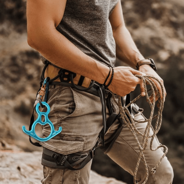Kiipeilyvarusteiden Rigging Plate 50kN Rescue Figure 8 Descender w