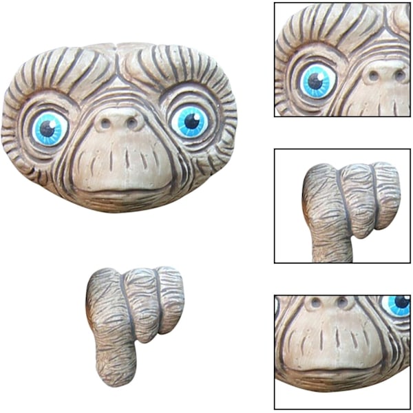 Alien-puutarhakoriste - Realistinen puutarhapuun kasvokoriste -