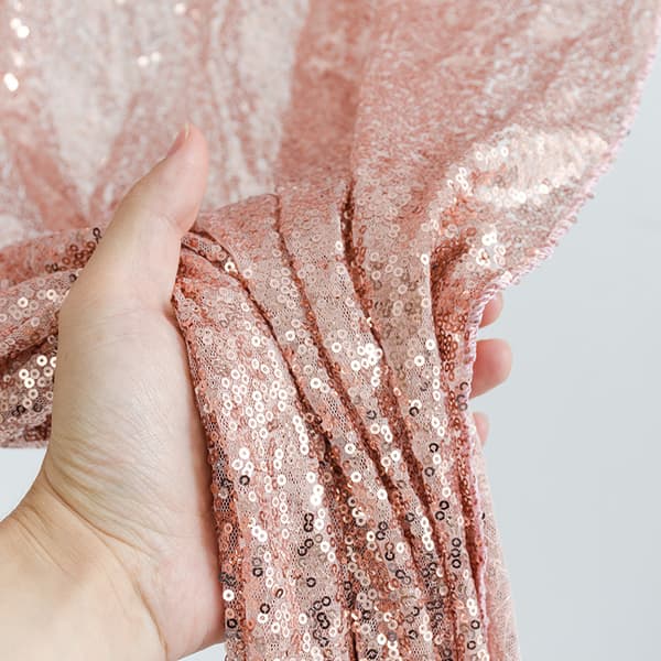 Glitter Sequin Bordsduk Överdrag Rund Bordsduk Överlägg Bröllop