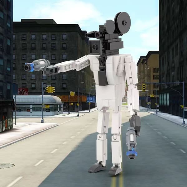 Toalett Cameraman Speakerman Titan Skräckspel Modell Leksaker Samlarobjekt