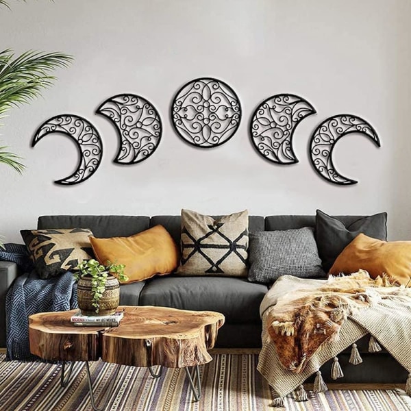 Dekorativ Månväggsdekoration, Dekorativ väggdekoration för Moon Look Art