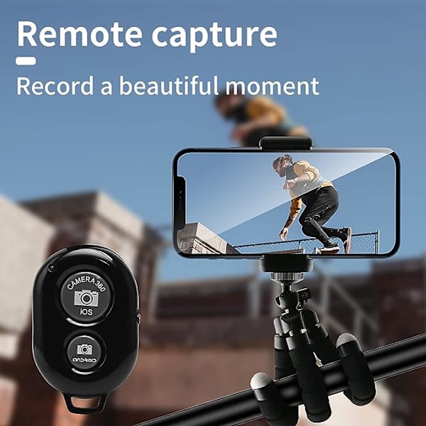 Mini mobiltelefonstativ telefonhållare, 360° rotation, för smartphone