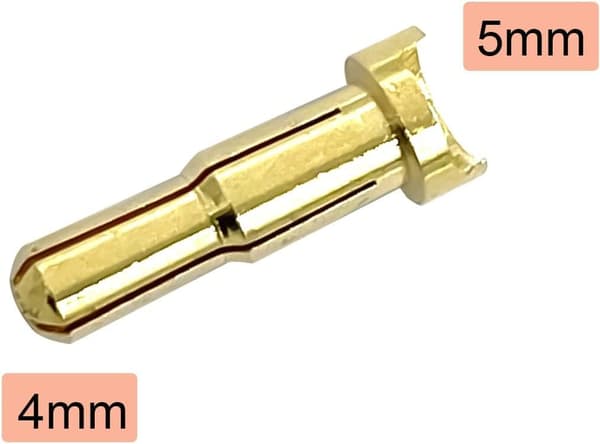 10 stk. 4mm til 5mm Lavprofil Kugleforbindelsesadaptere Reducer Plugs til RC Bil