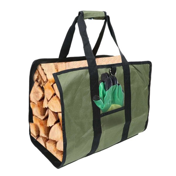 Bærbar Oxford Canvas Logpose, Log Holder Pose, Vandafvisende Foldbar
