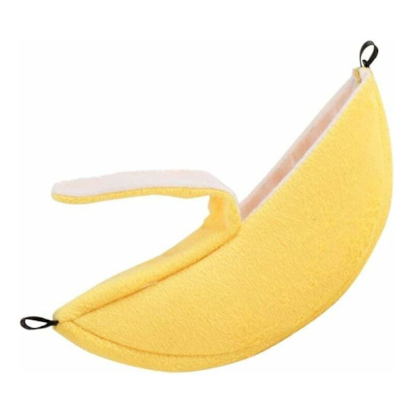 Banan Hamster Seng Hus Hengekøye Liten Kjæledyr Oppvarmet Hus Bur Reir