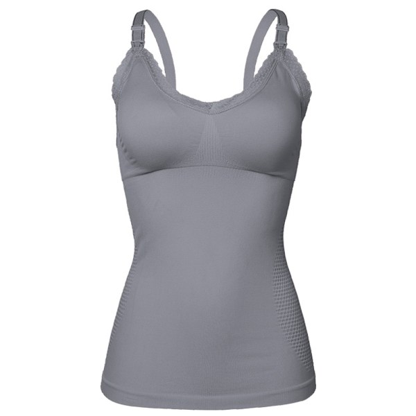 Kvindernes Ammetanktop i Bomuld Løs Maternity Tanktop BH med