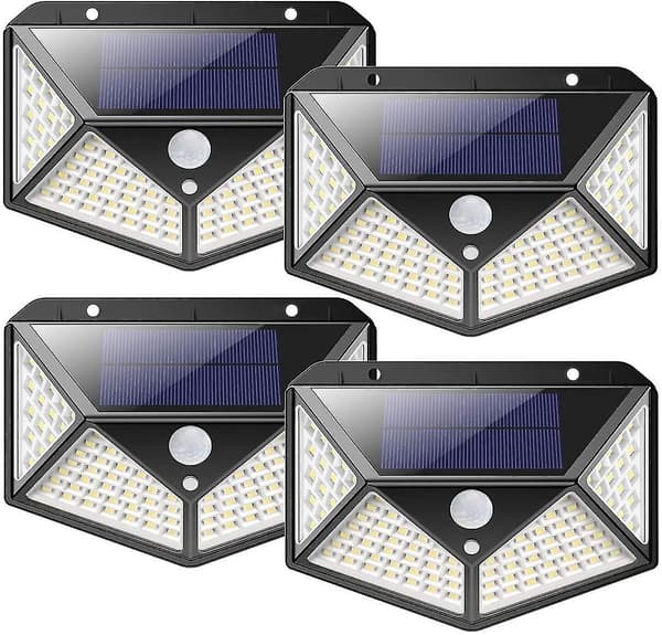 125*96*50MM Udendørs Solcellelamper 2200mAh Super Energibesparende LED