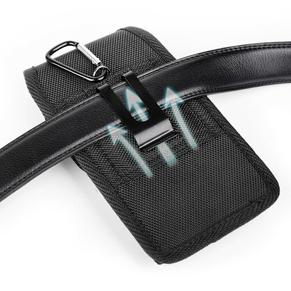 Bältesväska för mobiltelefonfodral för Huawei Y6P Y5P P Smart ZS Pro Plus Honor 9A 5C 5X 9S 9X 10 20 10X Lite Mate 50 40 30 20 Pro, Herrbältesväska, Ungefär