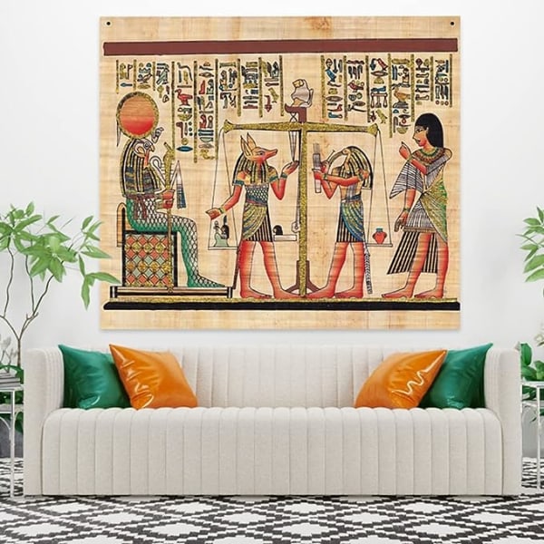 70x100cm Forntida egyptisk gobeläng Sfinx Anime Mystical Ethnic P