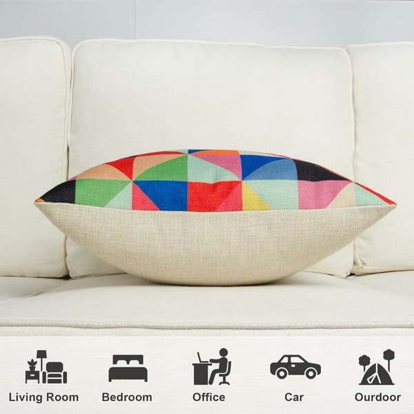 Kuddfodral 45x45 cm Soffa Utomhus Trädgårdsmöbler Skandinavisk