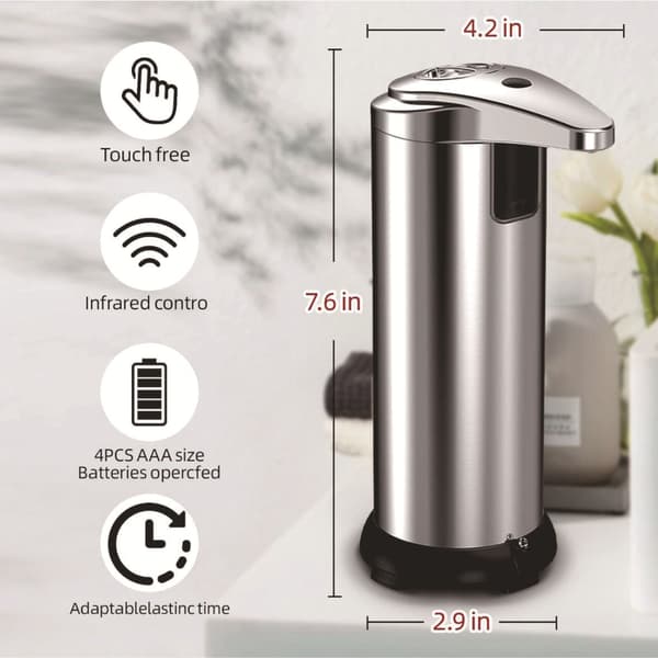 220 ml flydende sæbedispenser, fritstående