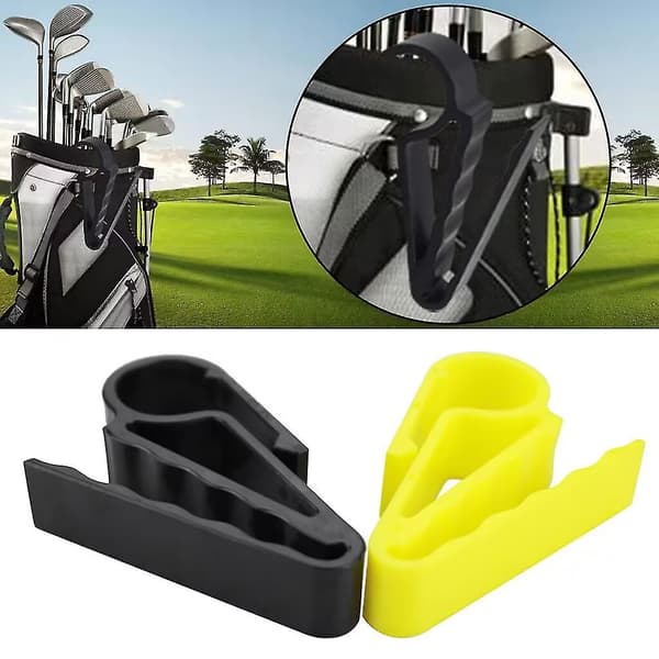 Cigars Clip Golf Course Cigar Minder Attaches Cigars Putter(2pcs, keltainen, musta)